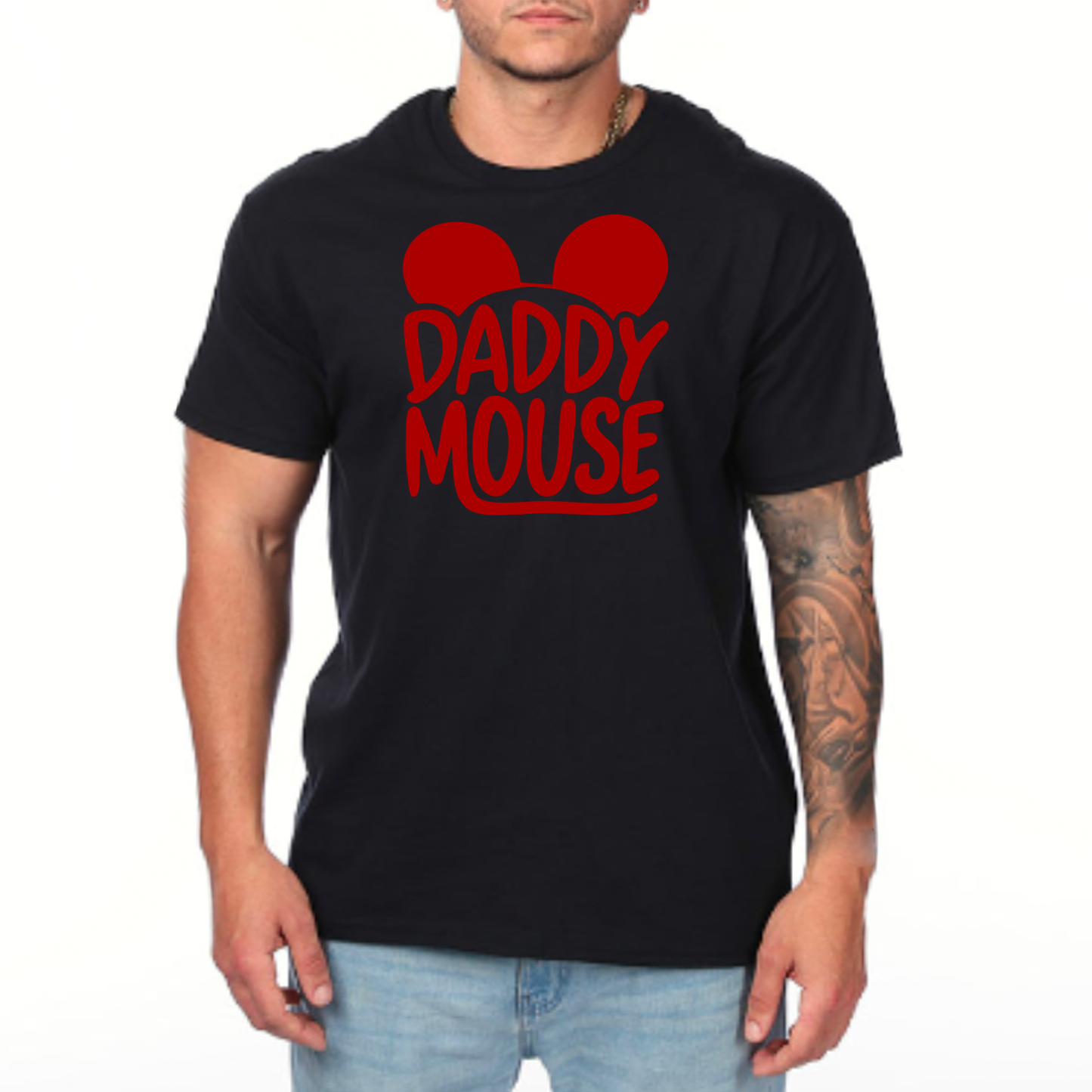 Men's Mouse Ear top_Daddy Mouse